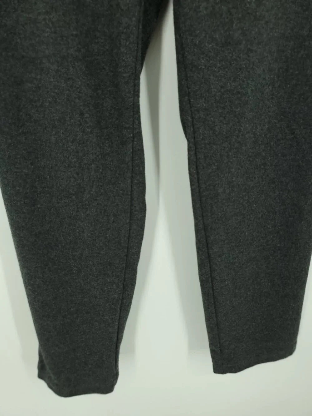 Everlane The Wool Flannel Pull-On Pant 32 Heather Charcoal Gray